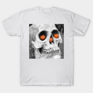Skull with pumpkins T-Shirt